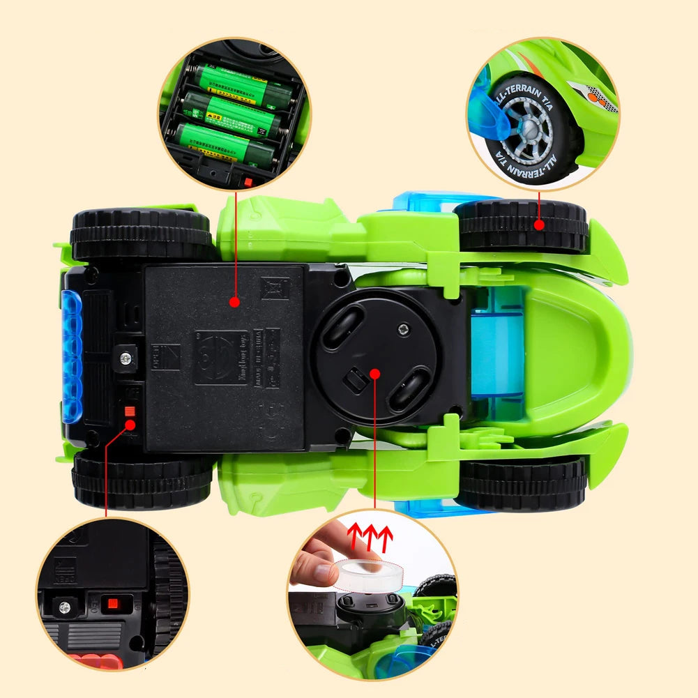 2-in-1 Dino Auto – Verwandelt sich automatisch in einen Roboter!