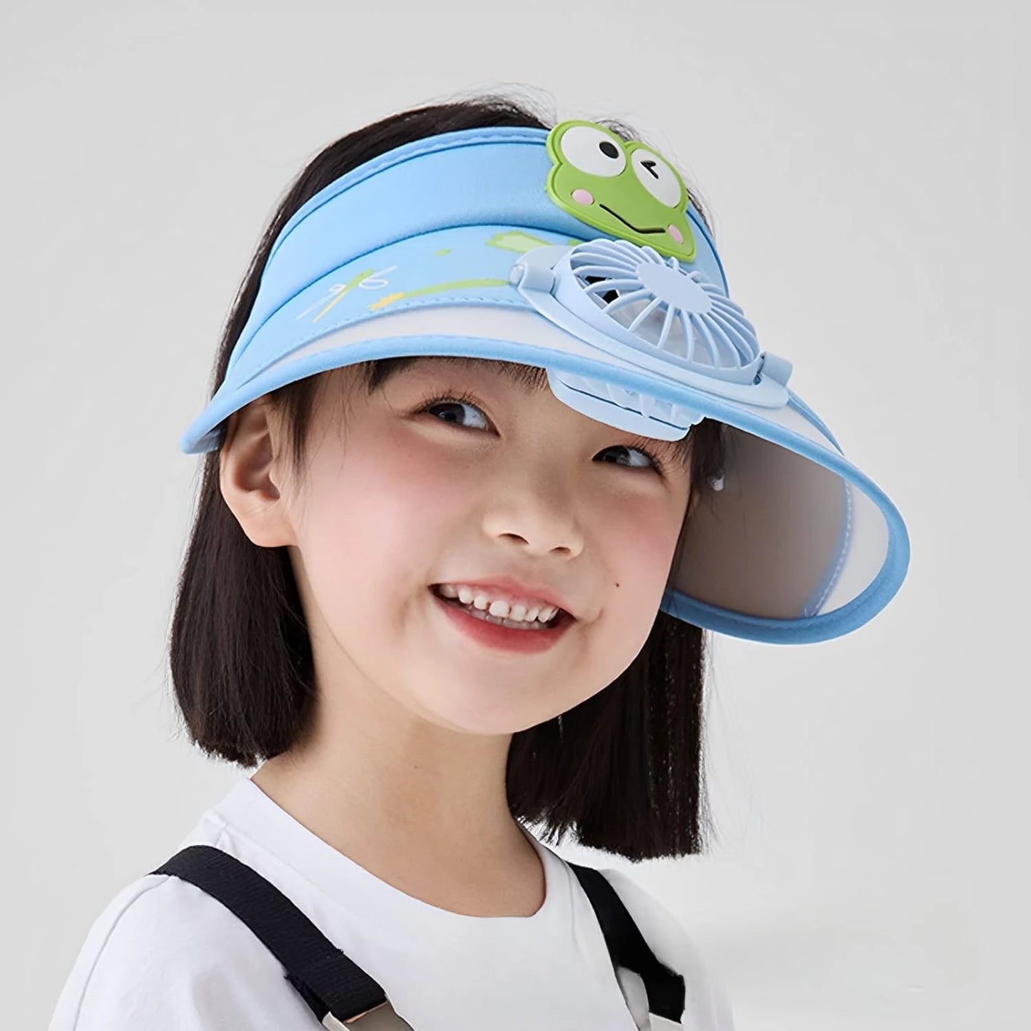 Sonnenschutz & frische Brise – USB Ventilator Cap für Kids