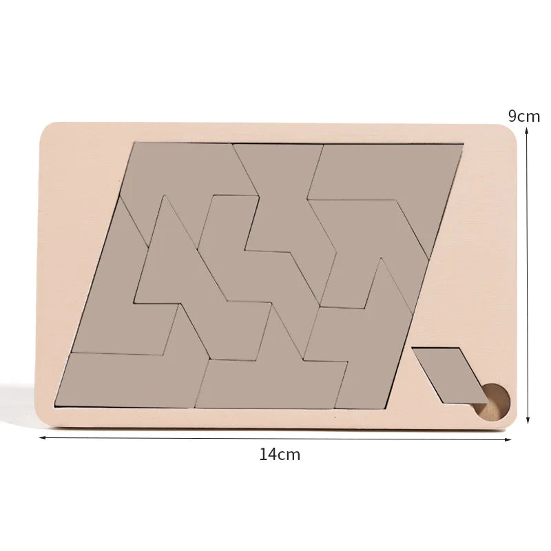 Intelligentes Holzpuzzle für Kinder – Logisches Denken leicht gemacht Stil 4
