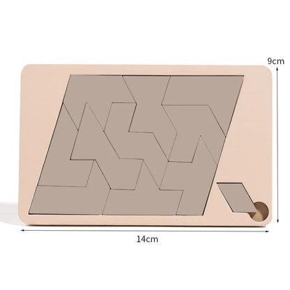 Intelligentes Holzpuzzle für Kinder – Logisches Denken leicht gemacht Stil 4