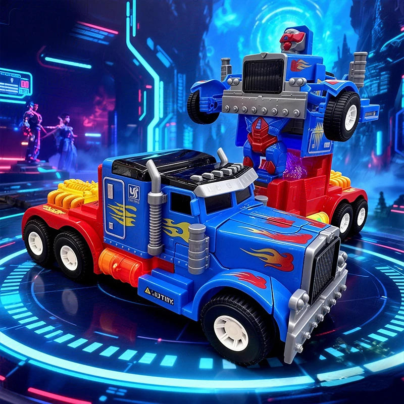 Transforming Truck mit Licht, Musik & Roboter-Verwandlung