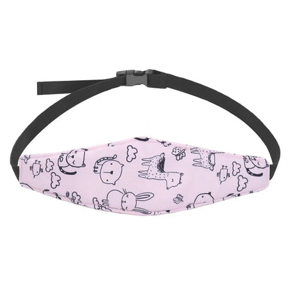 Baby Kopfstütze für Autositz & Kinderwagen – Sicher & Bequem Rosa