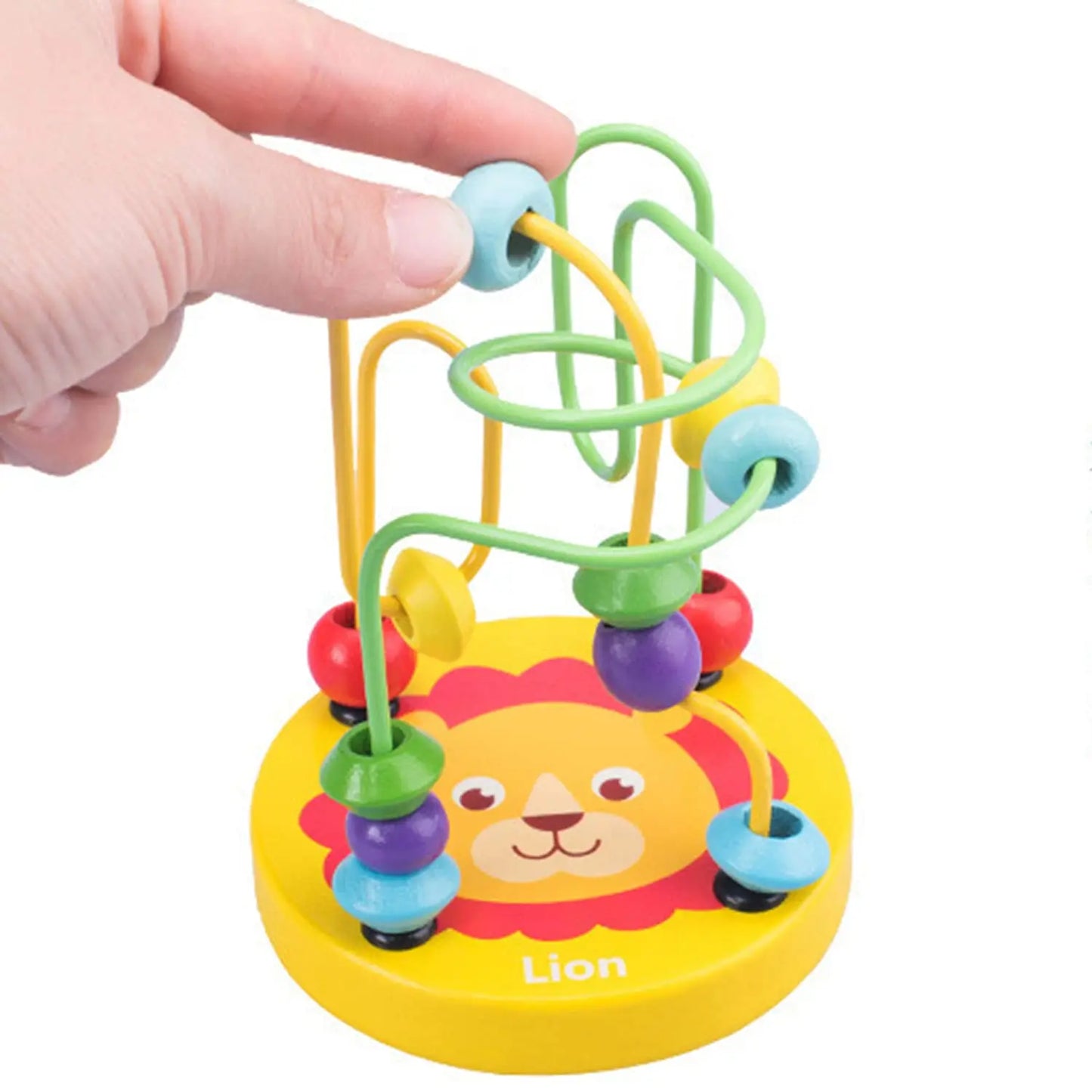 Baby Motorikspielzeug aus Holz – Montessori Lernspiel