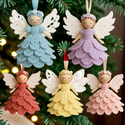 Crochet Angel Satz – Handgemachte Engel fürs Herz
