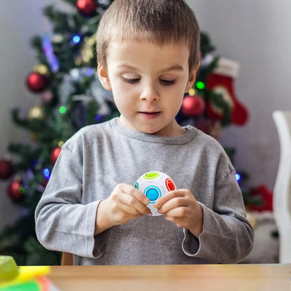 Magischer Regenbogen Puzzleball – Stressabbau für Kinder und Erwachsene