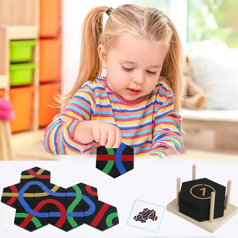 Montessori Logik Puzzle – Kreatives Denkspiel für Kinder