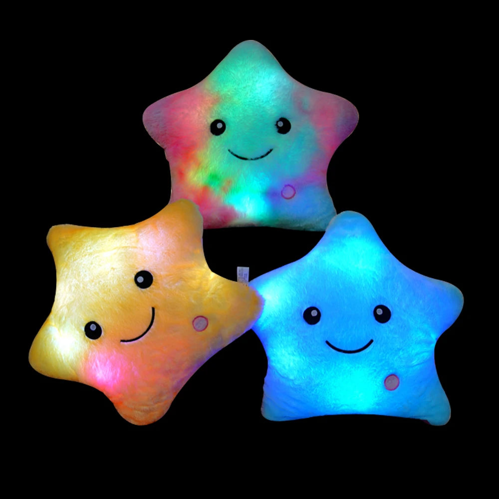 Leuchtender Stern Plüsch – Kuscheltier & LED Nachtlicht