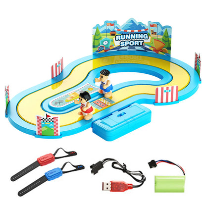 Motion Racing Spiel – Interaktives Rennspiel mit Bewegungssteuerung Blau
