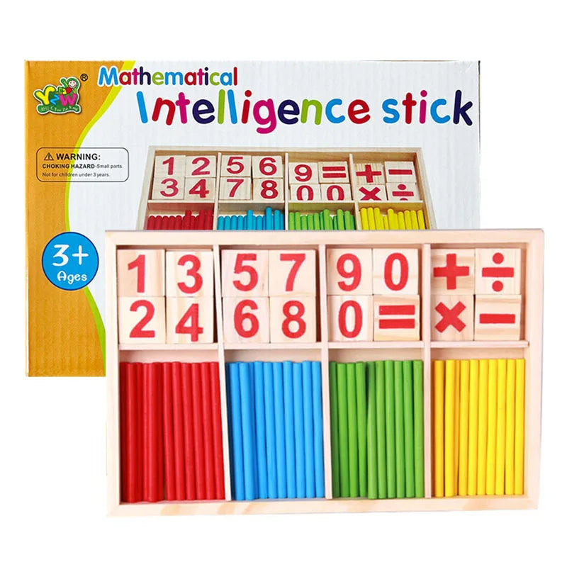 Montessori Zählen Stöcke– Mathe lernen mit Freude & Farbe!