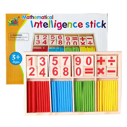Montessori Zählen Stöcke– Mathe lernen mit Freude & Farbe!