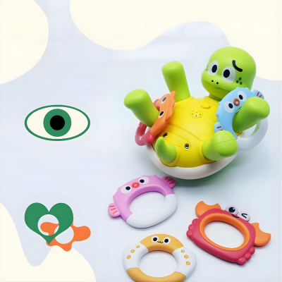 Wiederaufladbar Schildkröte Bad Spielzeug– Wasserfontäne & Spielspaß für Kinder