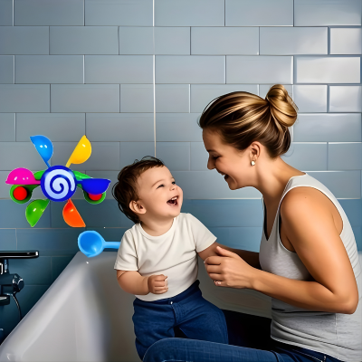 Spinnen Bad Windmill – Mehr Spaß & Sensorik in der Badewanne