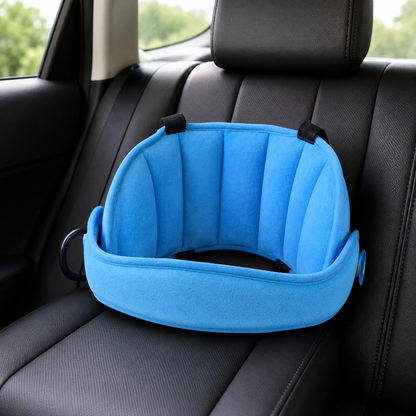 STONEGO Baby Kopfstütze – Sicher & bequem schlafen im Auto Blau