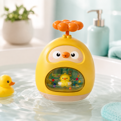 Süßer Enten-Badespaß – Wasserspielzeug für Babys & Kinder Gelb