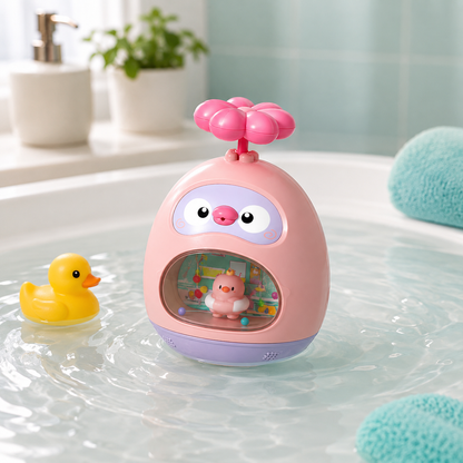 Süßer Enten-Badespaß – Wasserspielzeug für Babys & Kinder Rosa
