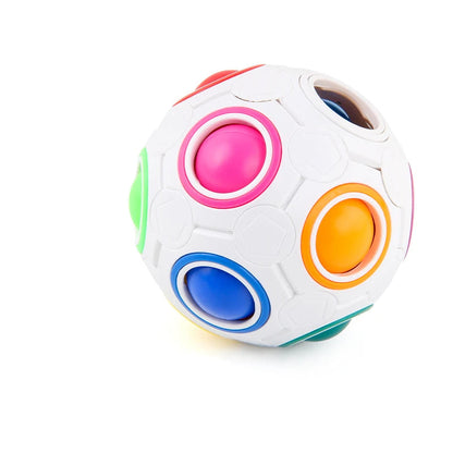 Magischer Regenbogen Puzzleball – Stressabbau für Kinder und Erwachsene