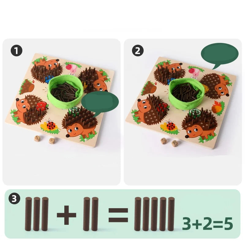 Montessori Igel-Steckspiel – Frühmathe & Feinmotorik fördern