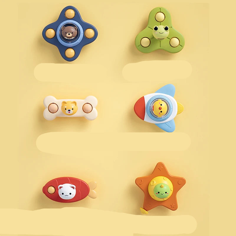 Spinning Suction Toys – drehende Montessori-Spaß für Kleinkinder