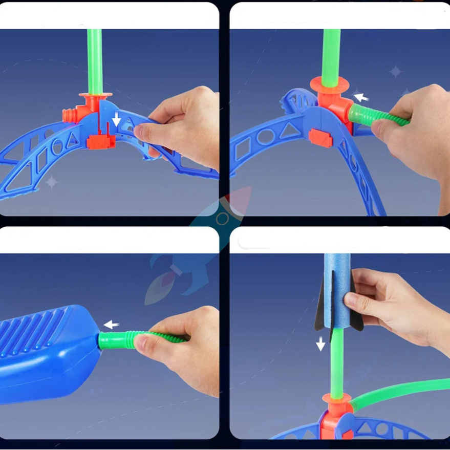 Luft Rakete Startprogramm – Sicherer Spielspaß für Kinder & Familie