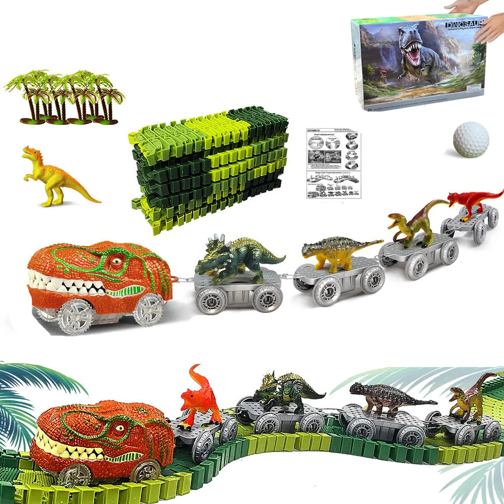 Dinosaur Zug Spielzeug – Rasante Abenteuer auf flexibler Rennstrecke