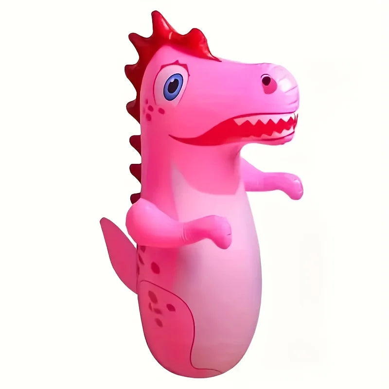 Kinder Dino Boxsack – Stressabbau & Bewegung spielerisch erleben Rosa