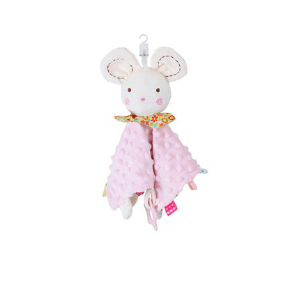 Kuscheliges Baby Schnuffeltuch – sanfter Schlafbegleiter Rosa Maus