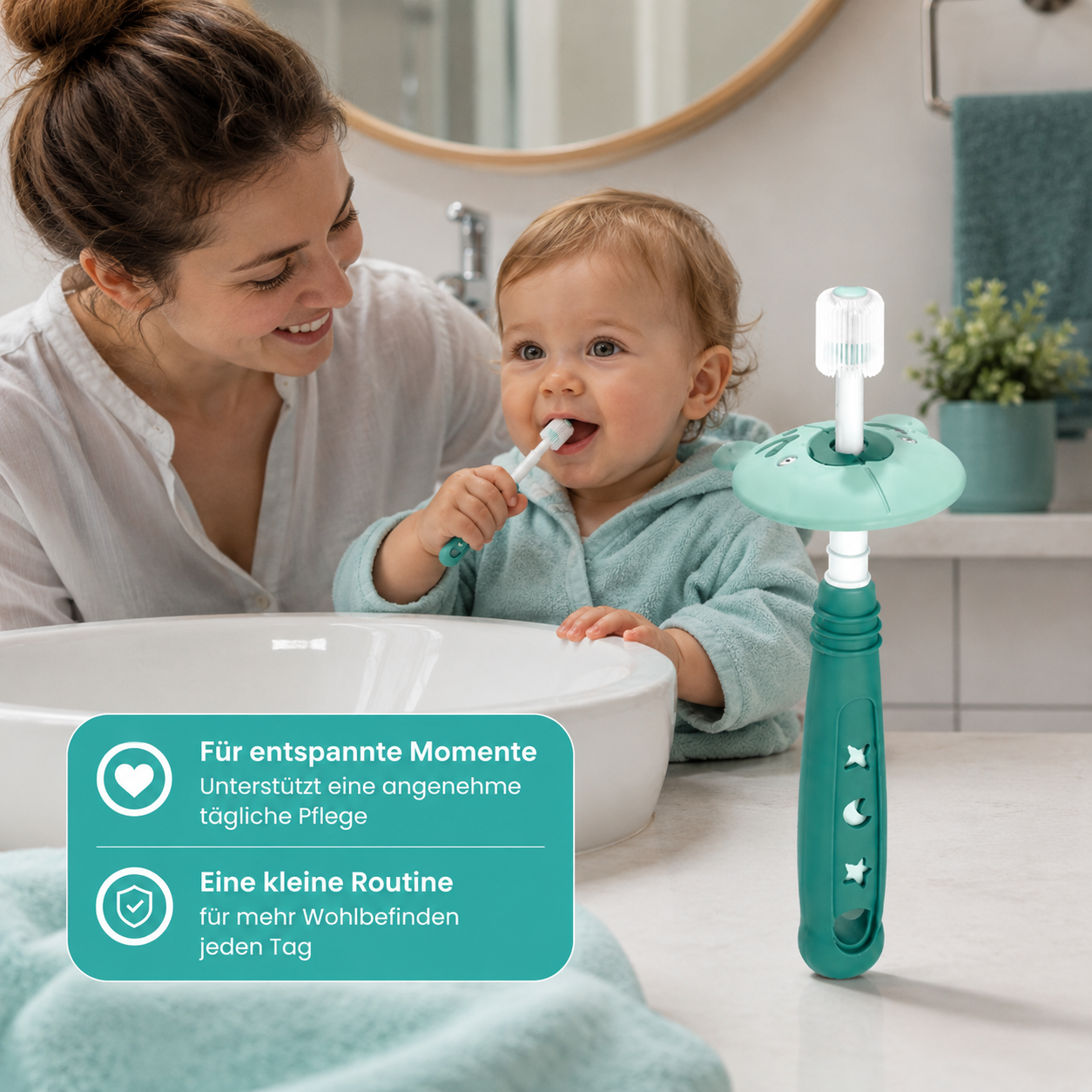 360° Ultraweich Baby Zahnbürste – Sanfte Zahnreinigung