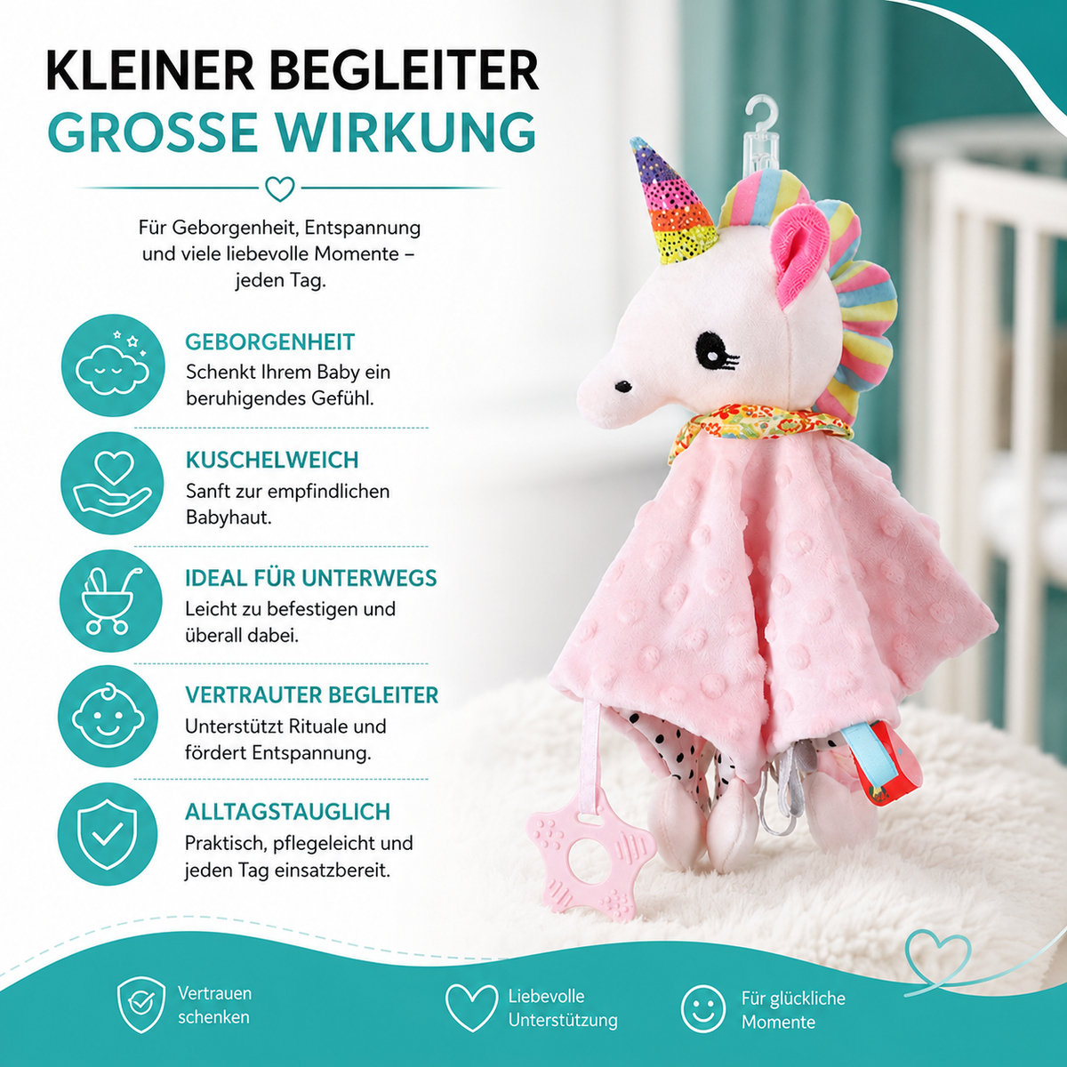 Kuschelig und praktisch für schöne Alltagsmomente.
