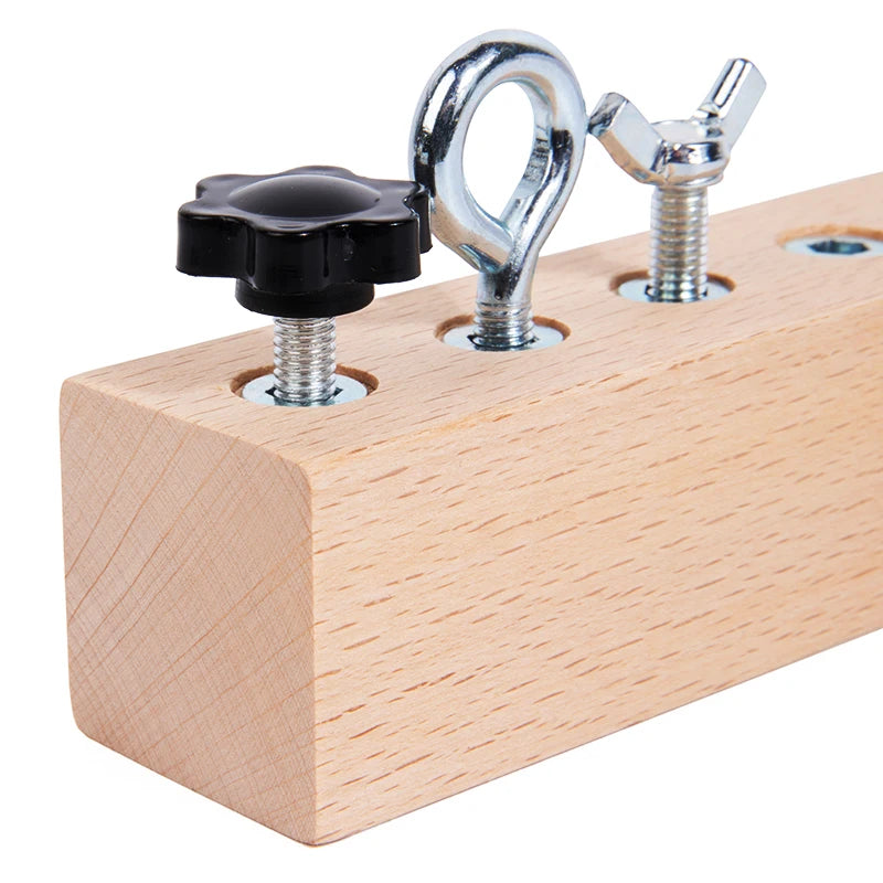 Montessori Holz Werkzeugspiel – Schrauben & Motorik Lernen