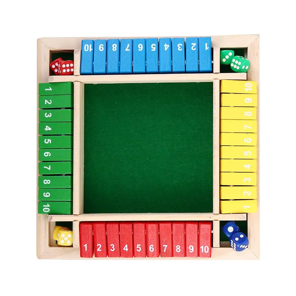 Shut the Box – Das spannende Würfelspiel für 4 Spieler
