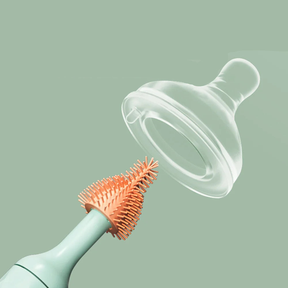 Elektrische Babyflaschenbürste – 360° Reinigung & Akku Power