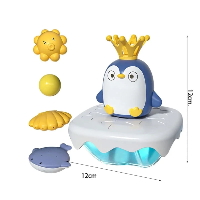 Magischer Eisberg-Pinguin – Spritzender Badespaß für Kinder