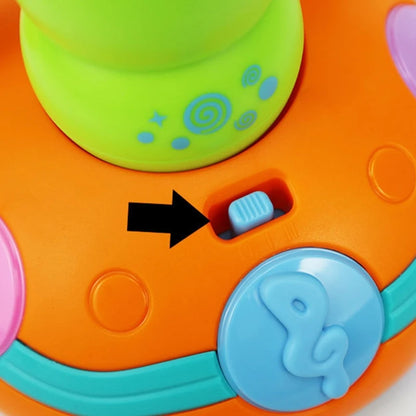 Wackelspaß & Musikfreude – Interaktive Licht-Raupe für Kinder