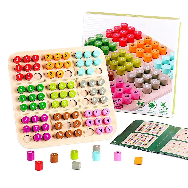 Holz Sudoku Puzzle – Fördert Denken, Konzentration & Kreativität