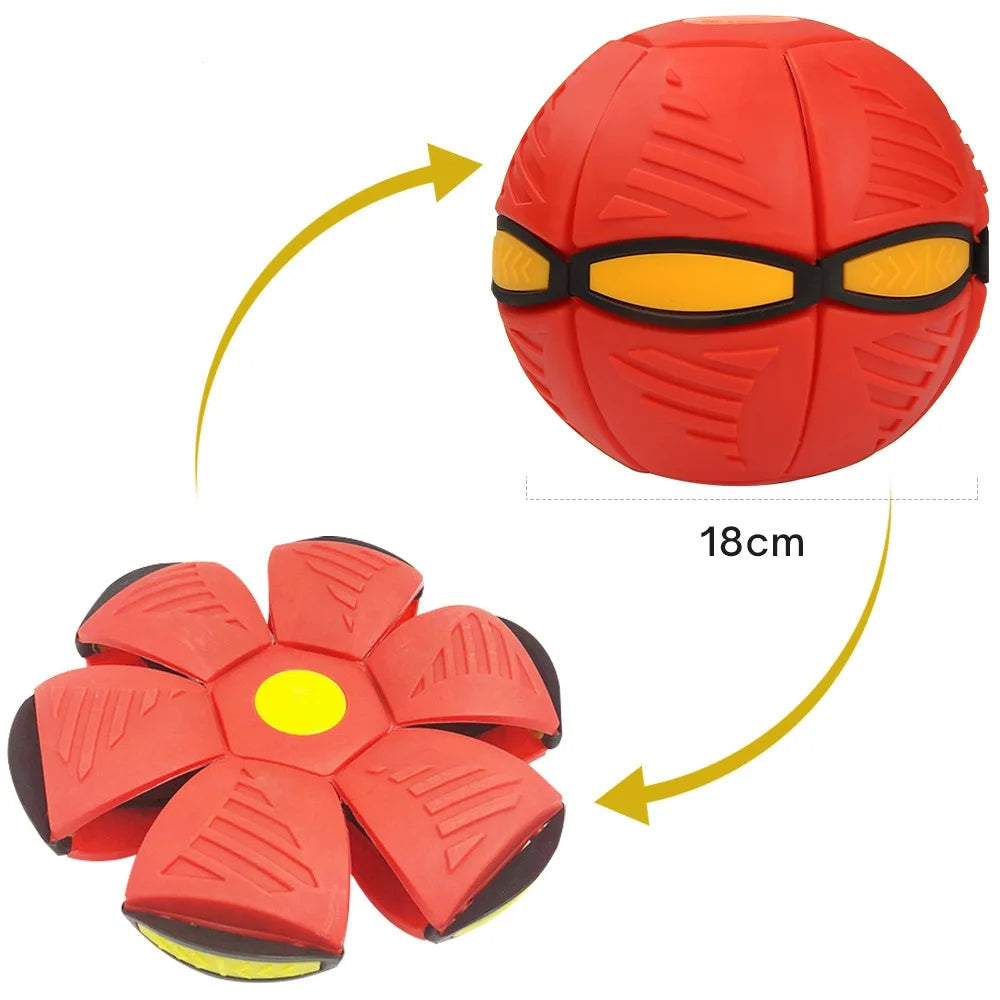 2-in-1 UFO Frisbee und Ball – Das perfekte Wurfspielzeug für Draußen