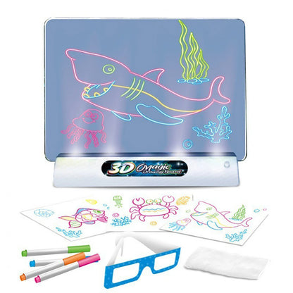LED-beleuchtetes 3D-Zeichenbrett – Kreativität wird lebendig!