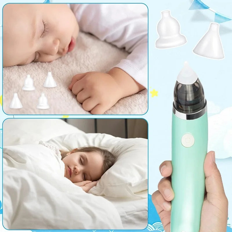 Sanfte elektrische Nasensauger – Atmen leicht gemacht für dein Baby