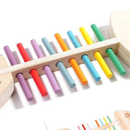 Montessori Farbzuordnung Holzspiel – Fördert Geschick & Konzentration