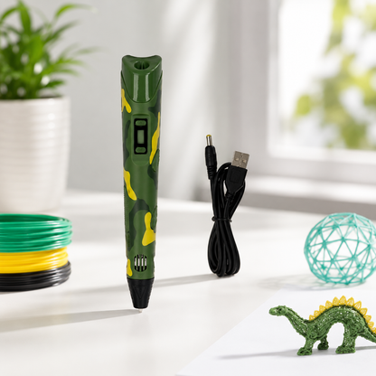 Schlau 3D Stift Pro – Erschaffe deine Welt in echtem 3D! Grün