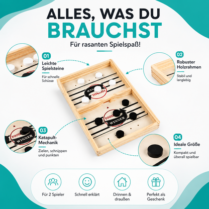 Schnipp-Spaß Deluxe – Das rasante Katapult-Brettspiel für die ganze Familie!