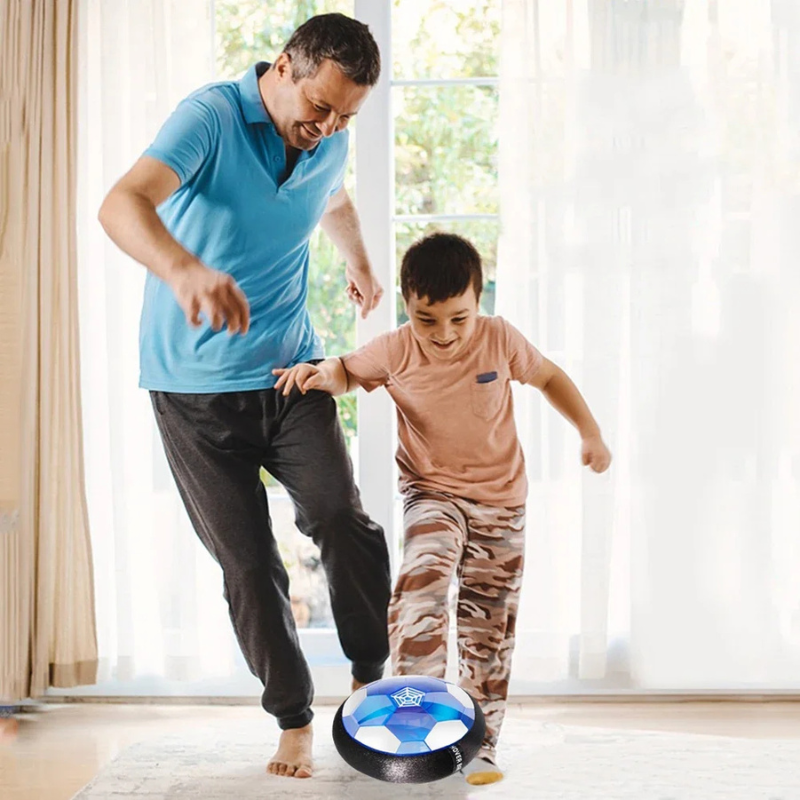 Fußball Spielset – 2 Tore und leuchtender Ball für Innenräume