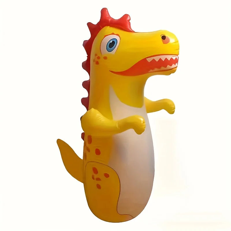 Kinder Dino Boxsack – Stressabbau & Bewegung spielerisch erleben Gelb
