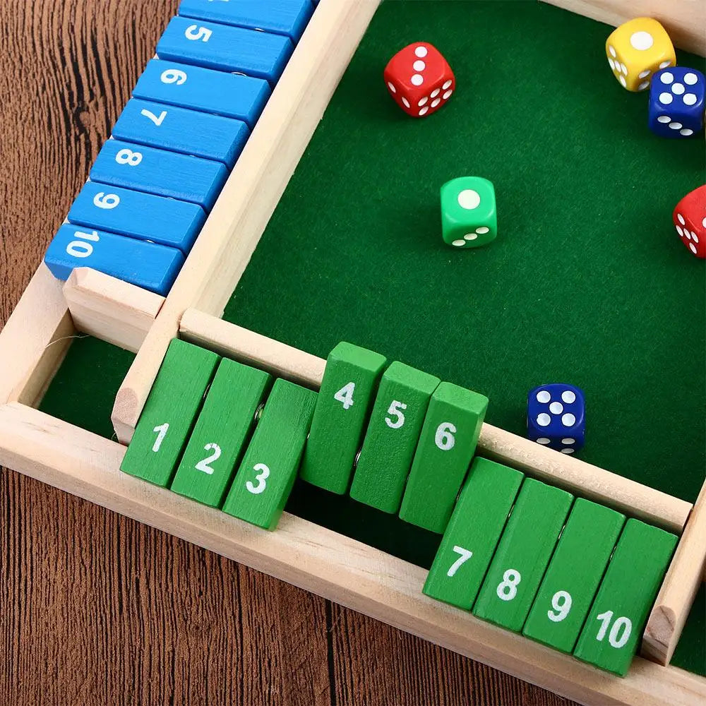 Shut the Box – Das spannende Würfelspiel für 4 Spieler