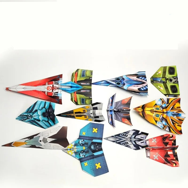 36-teiliges Origami Flugzeug-satz – Kreatives Bastelspaß für Kinder & Eltern