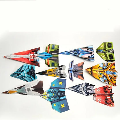 36-teiliges Origami Flugzeug-satz – Kreatives Bastelspaß für Kinder & Eltern