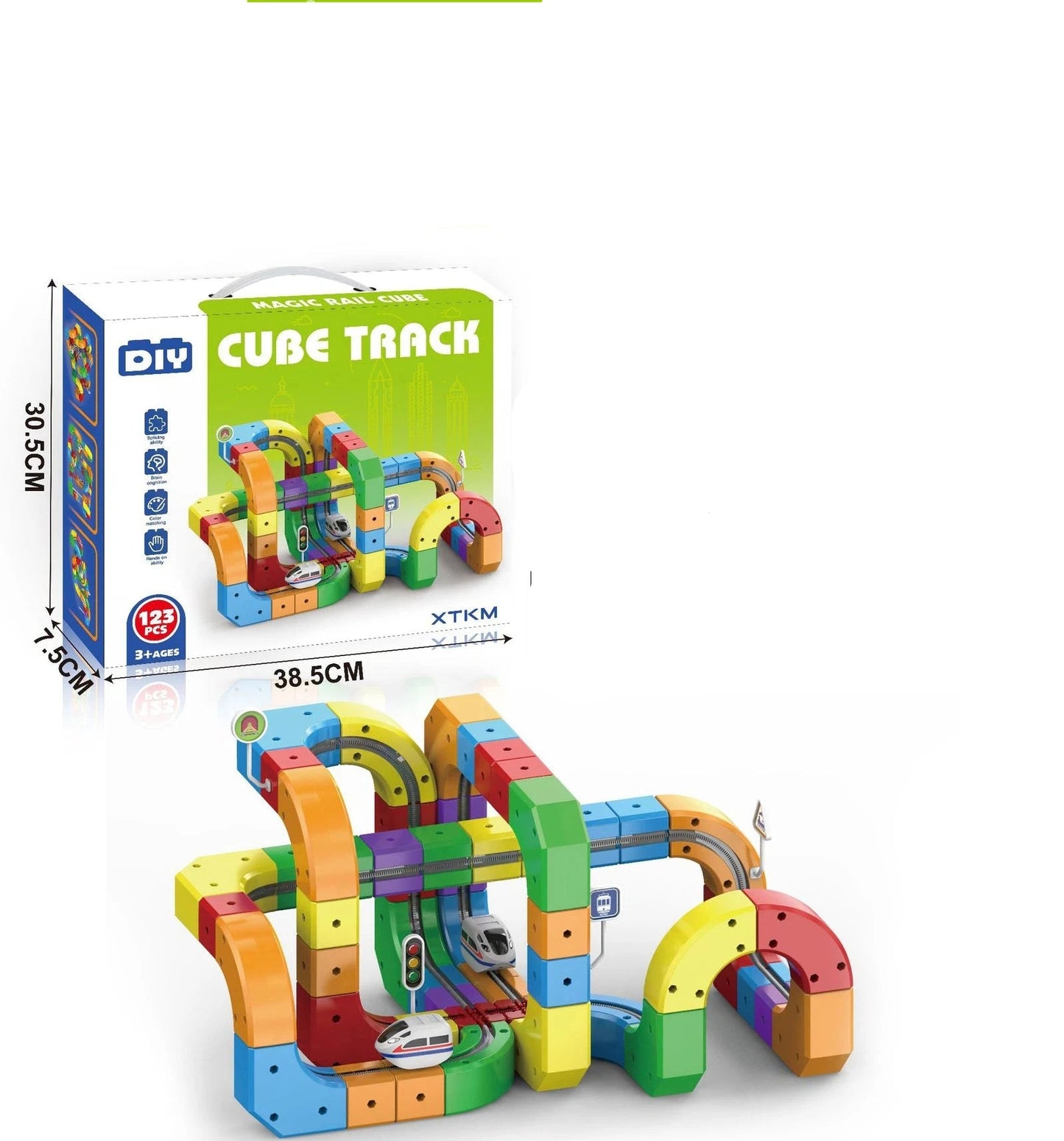 Kreatives Lernspielzeug für Kinder mit Fantasie & Spaß 123 Stück