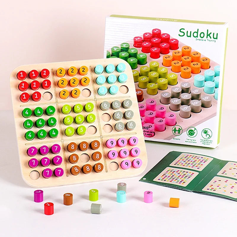 Holz Sudoku Puzzle – Fördert Denken, Konzentration & Kreativität