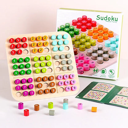 Holz Sudoku Puzzle – Fördert Denken, Konzentration & Kreativität