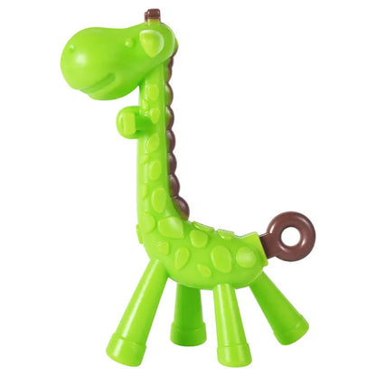 MAMIJOY Giraffe Beißring – Sanfte Zahnreizung für glückliche Babys Grün
