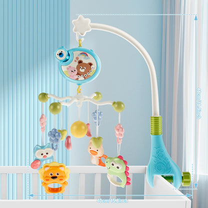 Babykrippe Musik Mobile Rassel Spielzeug, Licht & Fernbedienung